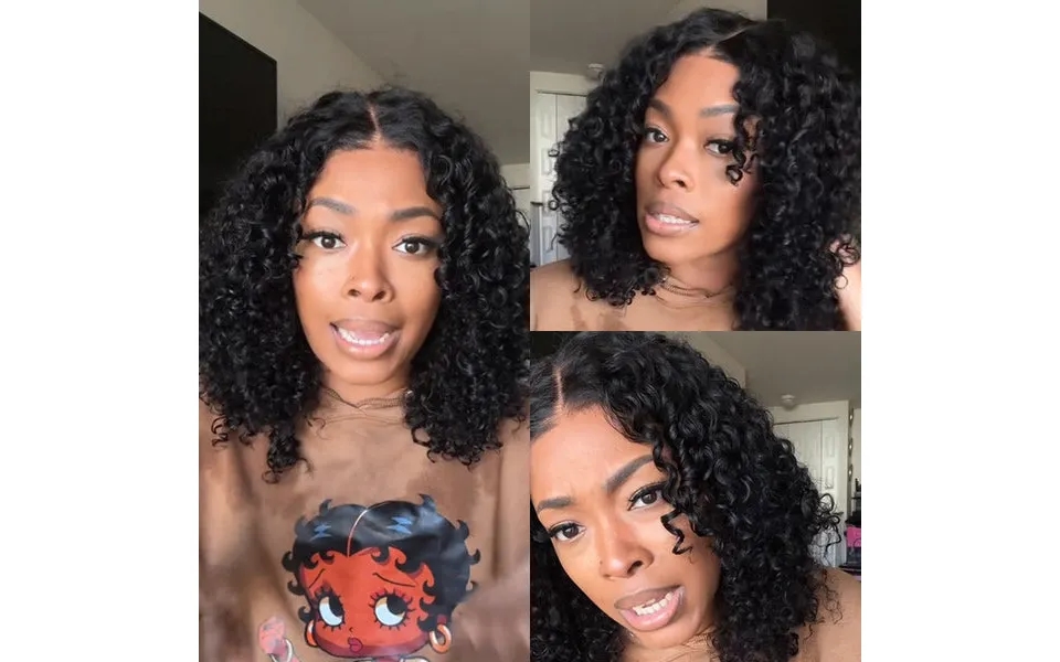 Sunber Hair 7x5 Bye Bye Knots Wigs Jerry Curly Pre-cut Lace Human Hair Wigs Bleached Knots With Baby Hair