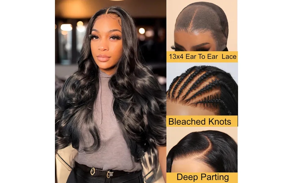 Sunber Hair Bye Bye Knots Body Wave Upgrade First Ever Pre Cut Glueless Frontal Wig Pre-plucked Hairline With Bleached K
