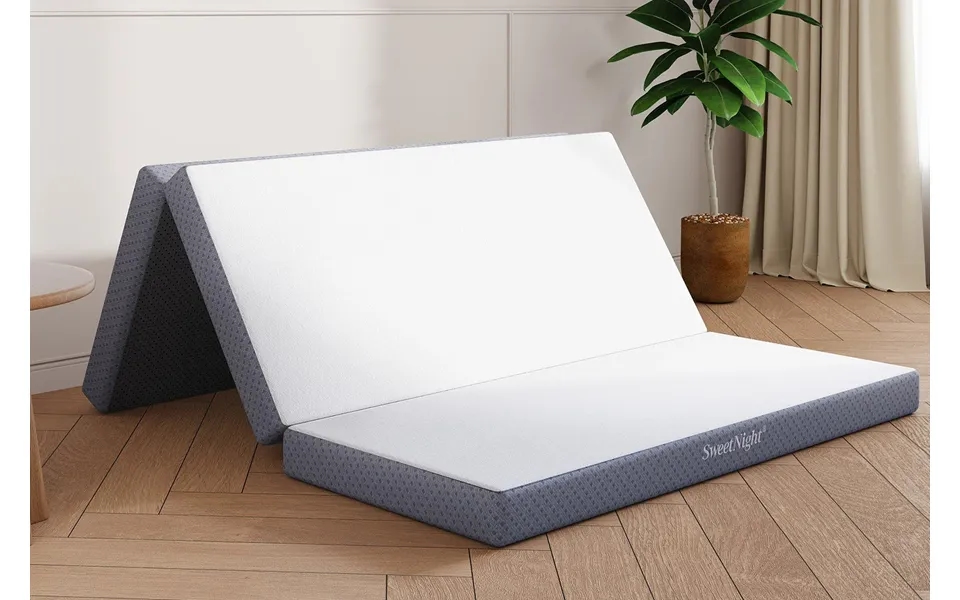 4-inch Tri-folding Mattress Topper - Full
