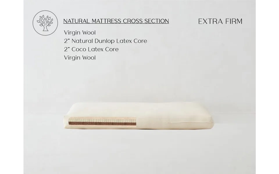 Sweetpea Chemical Free Coconut Crib Mattress - Infant To Toddler