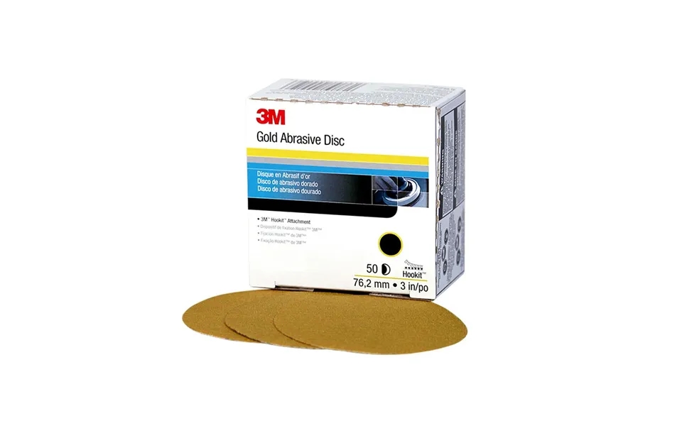 3m 00912 Part - Use For Fine Featheredging Last Sanding Step Before Priming Gold Aluminum Oxide 3 In Diameter A Weight P