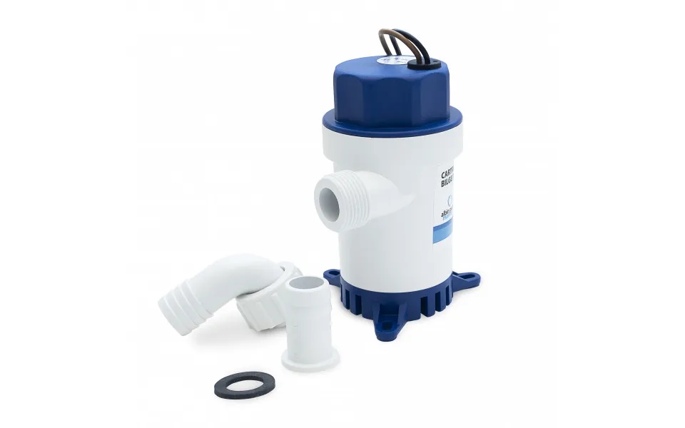 Albin 01-02003 Cartridge Bilge Pump 750 Gph 12v - Submersible 750 Gallon Per Hour And 600 Gallon Per Hour At 3 Feet Head