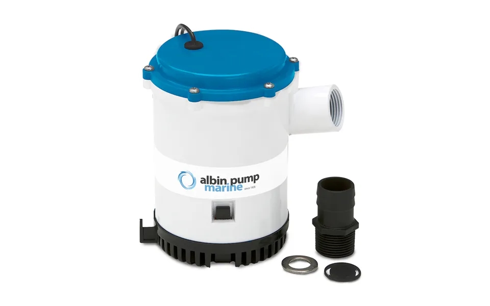 Albin 01-03-011 Bilge Pump Heavy Duty 1750 Gph - 12v