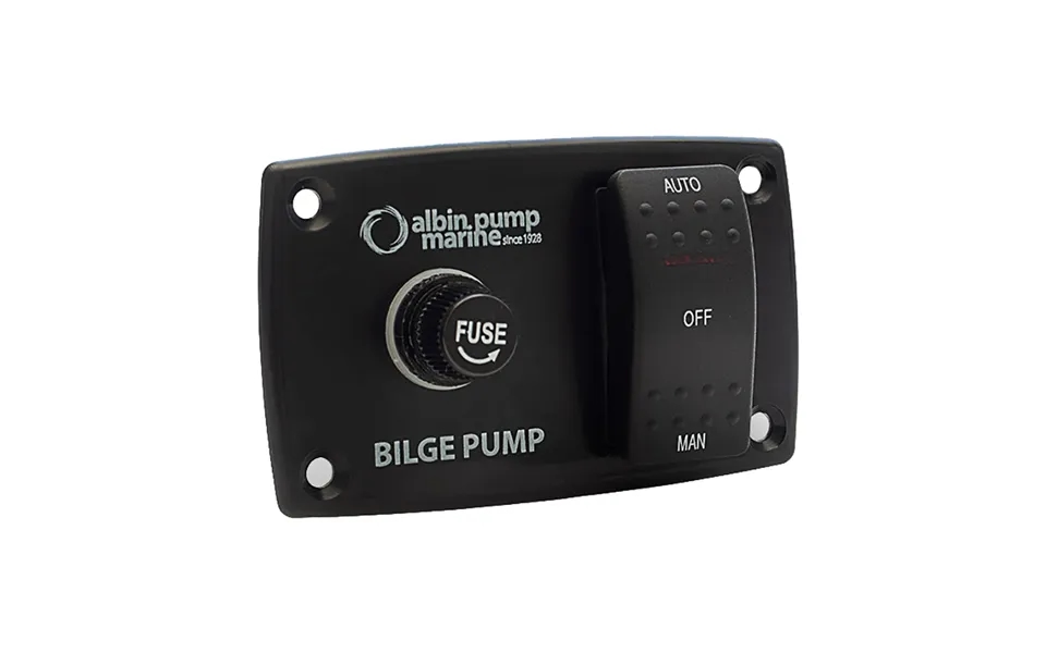 Albin 01-66-027 3-way Bilge Panel - 12 24v