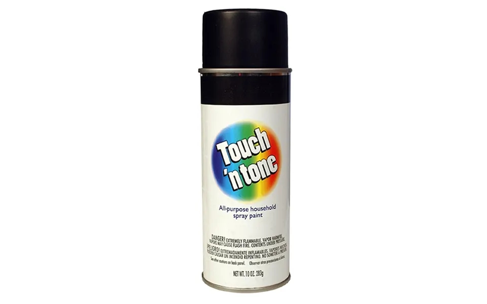 Ap Products 00355276 Multi Purpose Paint Touch N Tone Gloss Black 10 Ounce Aerosol Can Used For All Purpose Household Ap