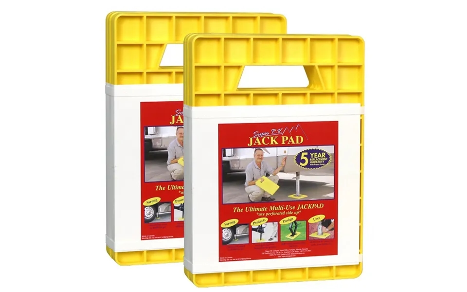 Ap Products 00747257 Super Rv Jack Pad 4 Pack Use To Stabilize Jack Foot And Keep It From Sinking Into Dirt Gravel 40000