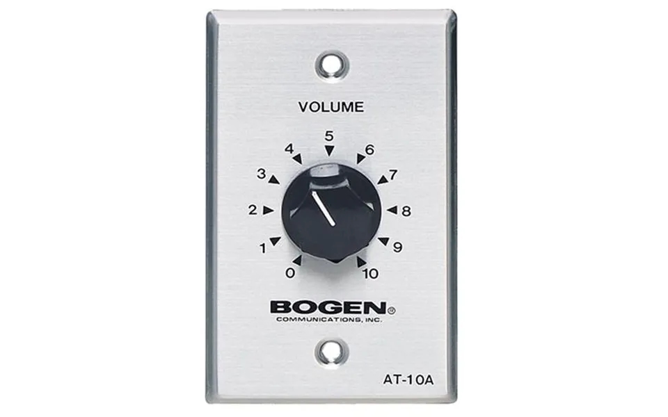 Bogen At10a 10 Watt Attenuator Single Gang