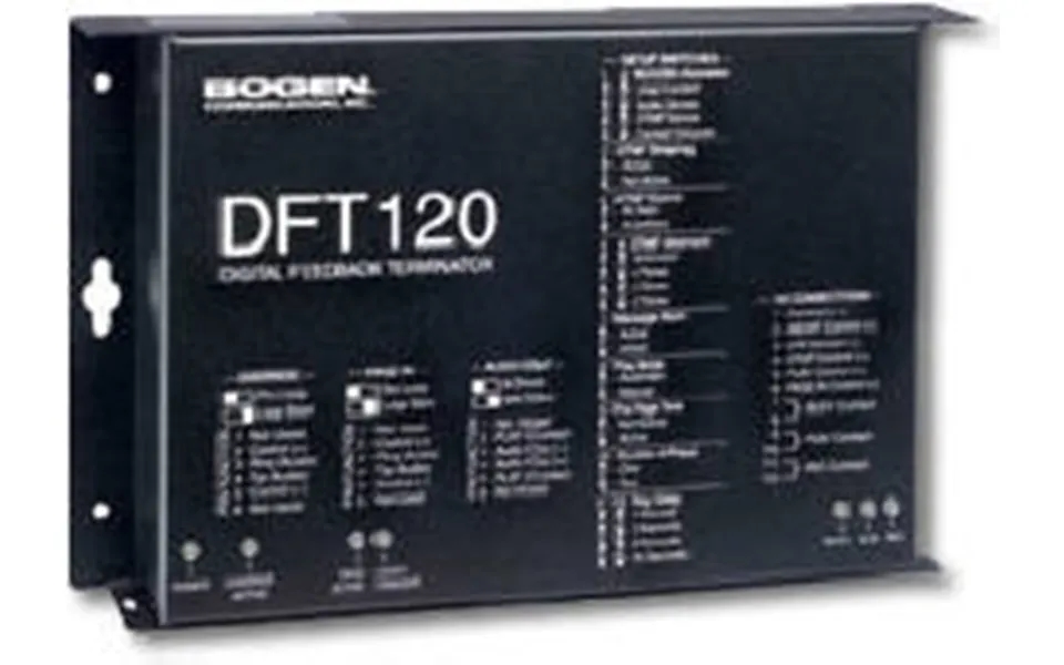 Bogen Dft120 Digital Feedback Eliminator