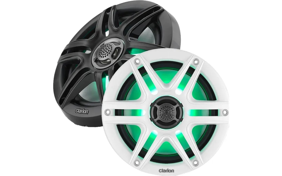 Clarion 010-03046-00 6.5-inch Coaxial Marine Speakers Wi Speaker Pair 6