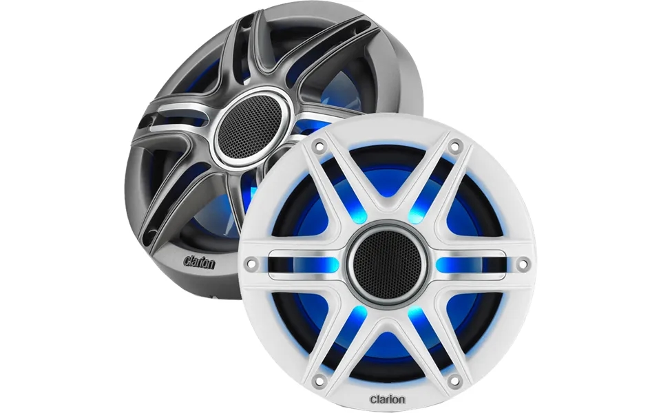 Clarion 010-03048-00 6.5-inch Coaxial Marine Speakers Speaker Pair 6