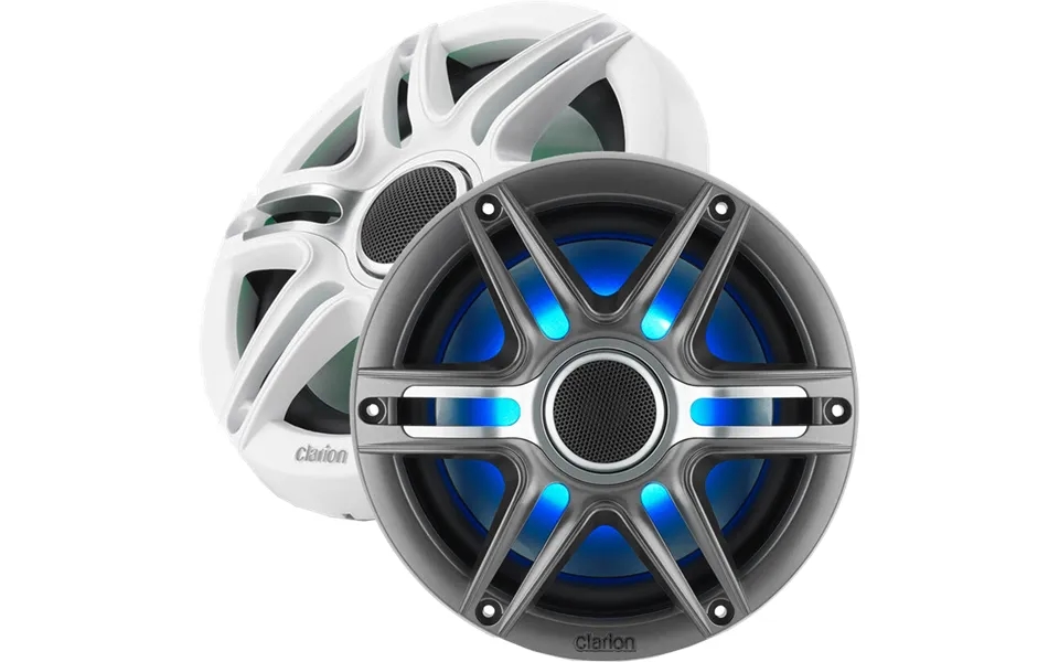 Clarion 010-03049-00 7.7-inch Coaxial Marine Speakers Speaker Pair 7