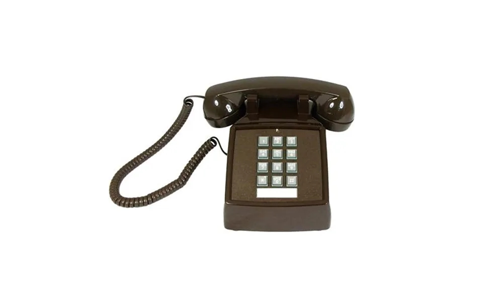 Cortelco 250045-vba-20m Desk W Volume - Brown