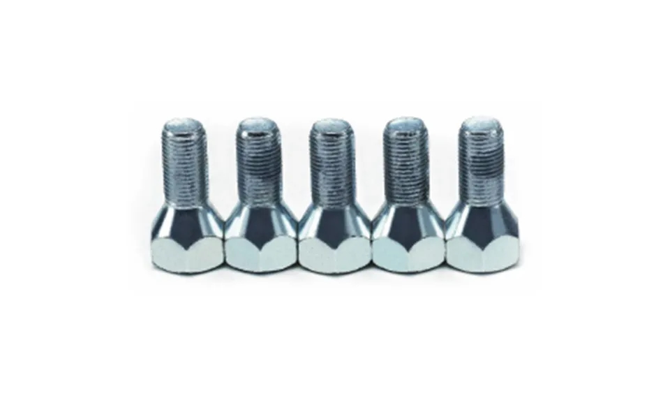 Dexter 00704000 Wheel Bolt 1 2 Inch-20 Thread Size 60 Degree Cone Taper 7 8 In Overall Length Zinc Coated Steel