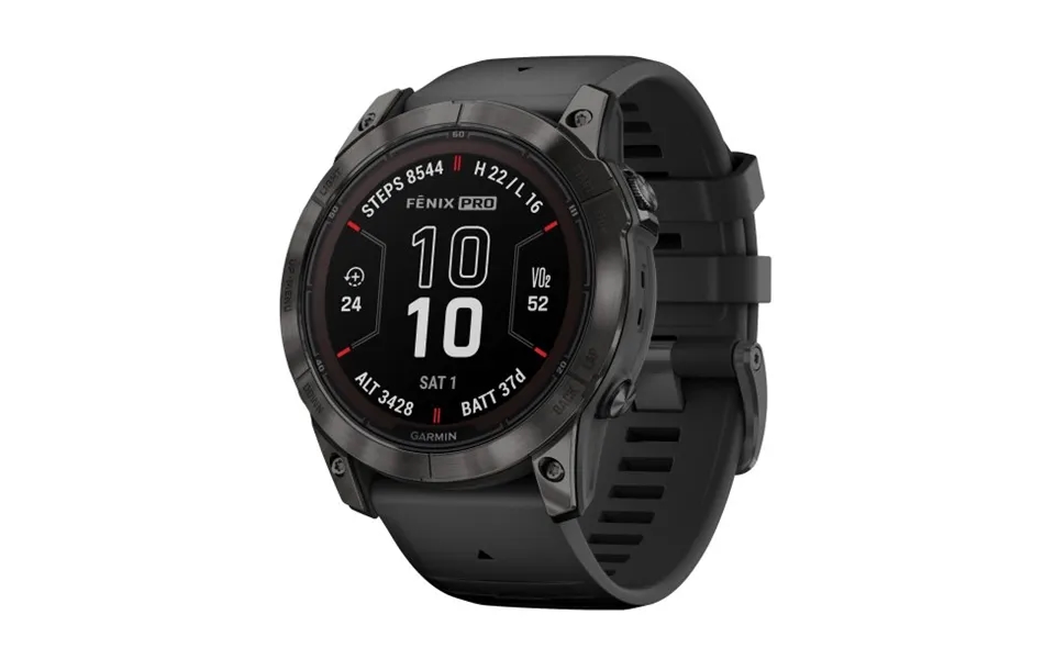 Garmin 010-02778-10 Fenix 7x Pro Sapphire Solar Edition Smartwatch Carbon Gray