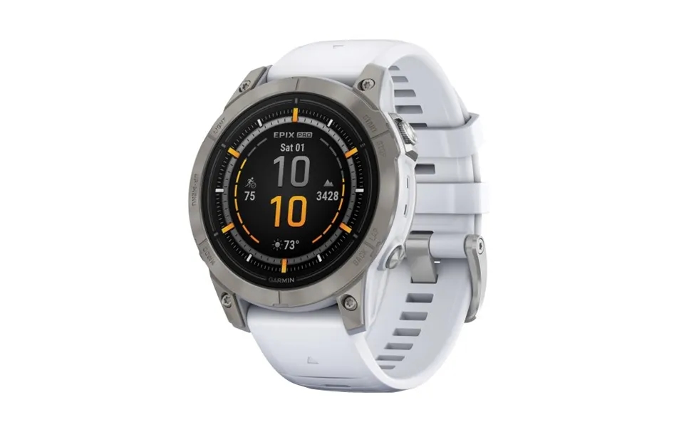 Garmin 010-02803-20 Epix Pro Gen 2 Sapphire Edition Smartwatch With 47-mm Case White