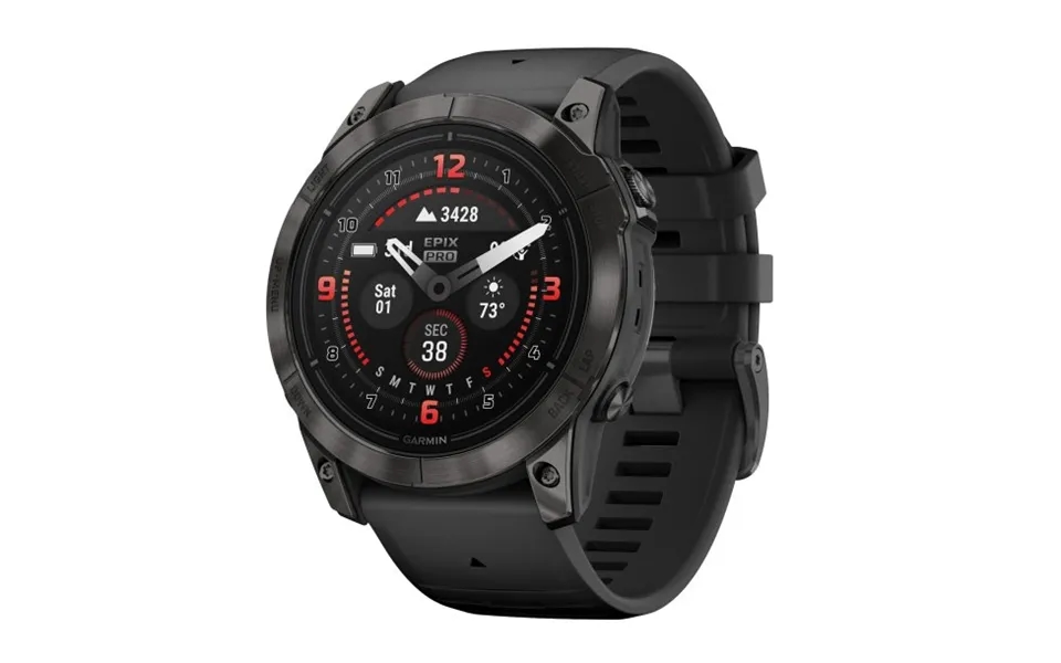 Garmin 010-02804-00 Epix Pro Gen 2 Sapphire Edition Smartwatch With 51-mm Case Carbon Gray