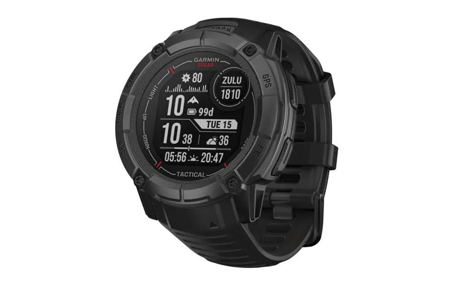 Garmin 010-02805-13 Instinct 2x Solar Smart Watch Tactical Edition Black