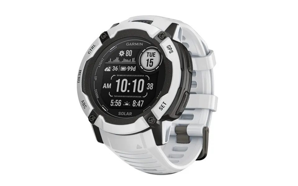 Garmin 010-02805-14 Instinct 2x Solar Smart Watch Whitestone