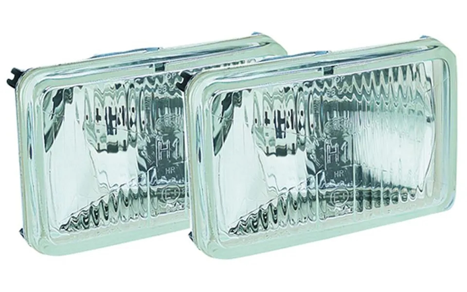 Hella 003177821 H1 Lamp Kit - Replaces Sealed Beam Head Light 4 X 6 In Rectangular Standard Lens H1 Bulb Without Turn Si