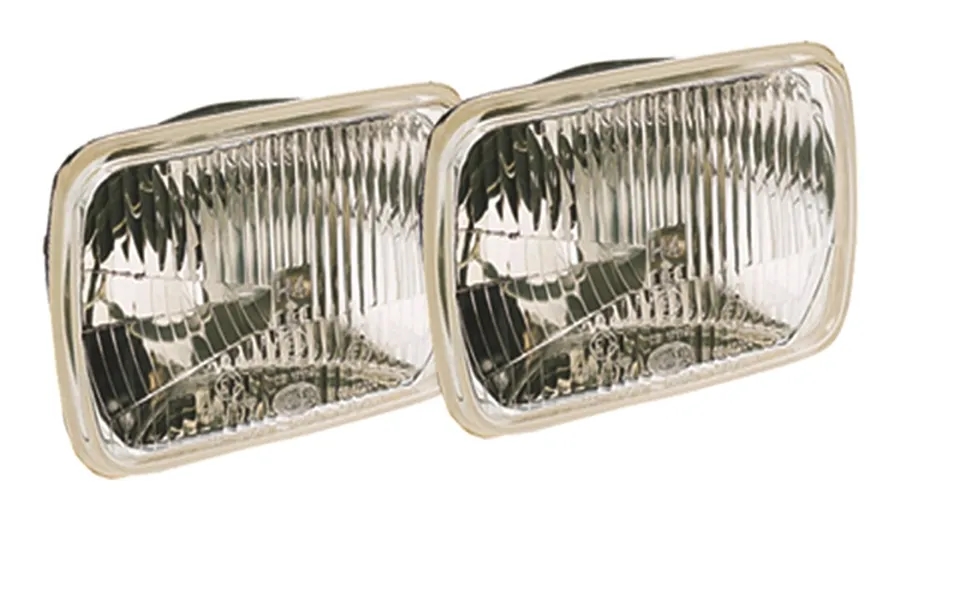Hella 003427811 Kit Replaces Sealed Beam Head Light 7 X 6 In Rectangular Standard Lens H4 Bulb Without Turn Signal Featu