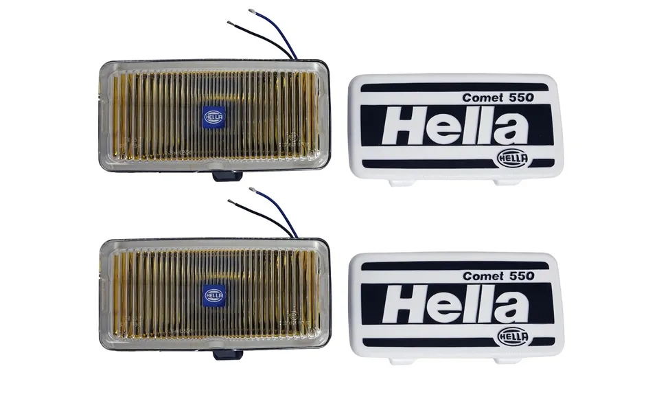 Hella 005700681 Headlamp Znh 0 180gr Sw Mk Mgs12 Gn - 55 Watts Fog Beam Clear Halogen Bulb Amber Lens Black Housing Surf