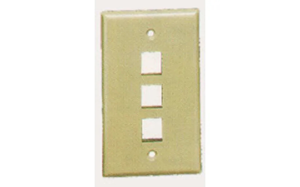 Icc Ic107f03-iv 3 Port Face Ivory