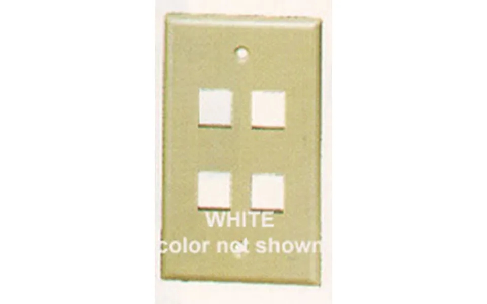 Icc Ic107f04-wh 4 Port Face White