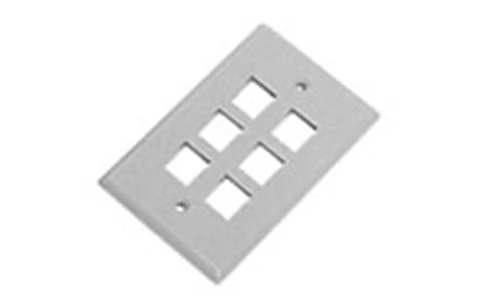 Icc Ic107f06-iv 6 Port Face Ivory