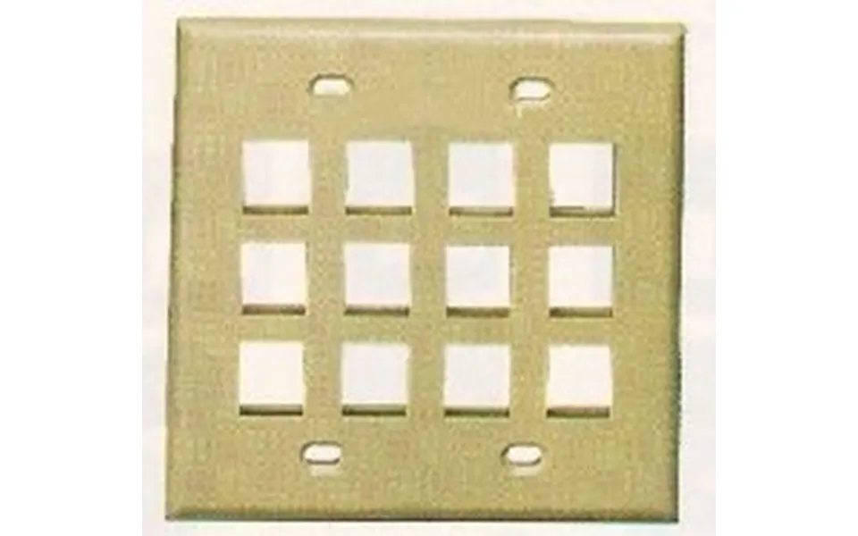Icc Ic107f12-iv 12 Port Face Ivory