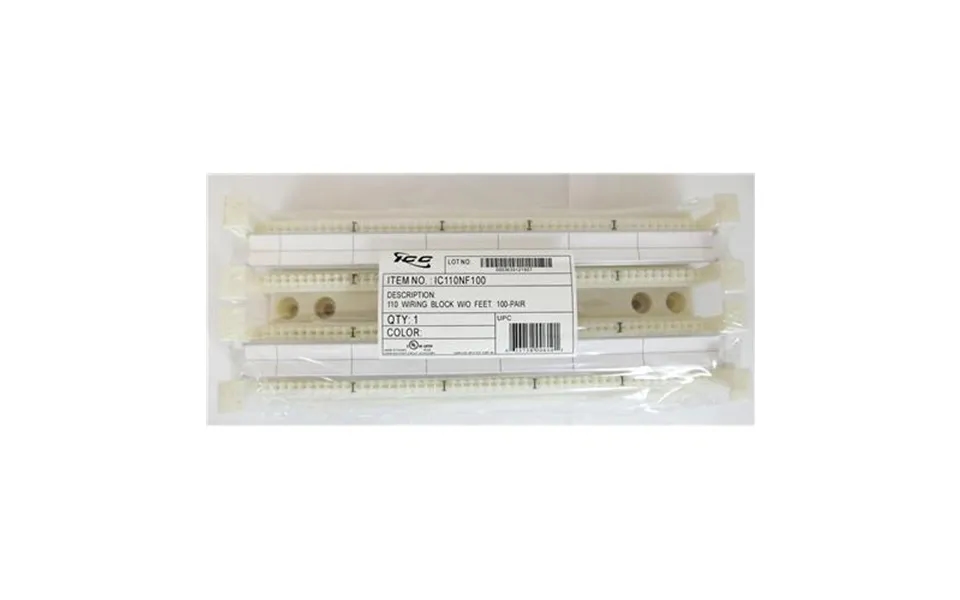 Icc Ic110nf100 110 Wiring Block W O Ft - 100-pair,cat 5e