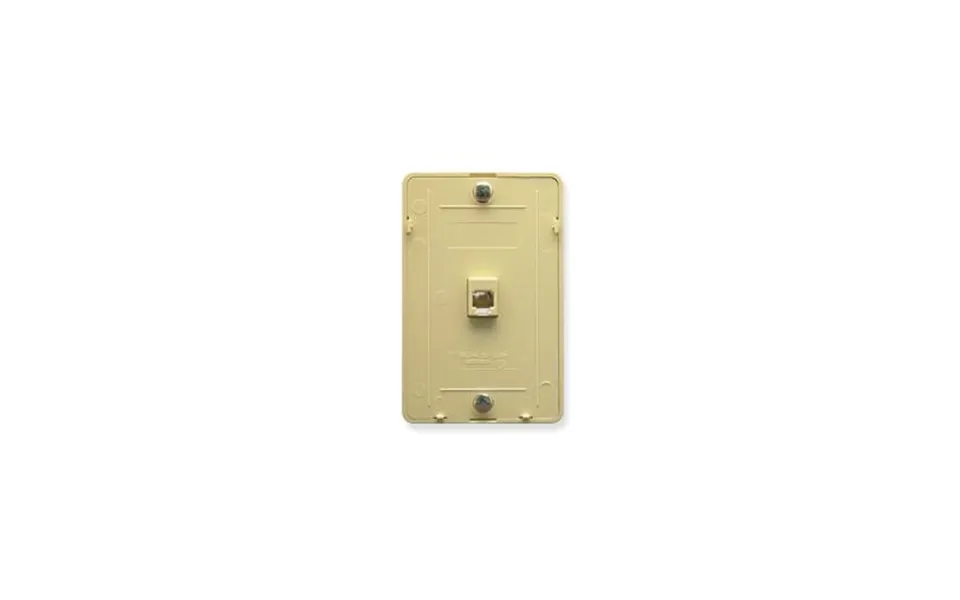 Icc Ic630db6-iv Wall Plate Idc 6p6c Ivory