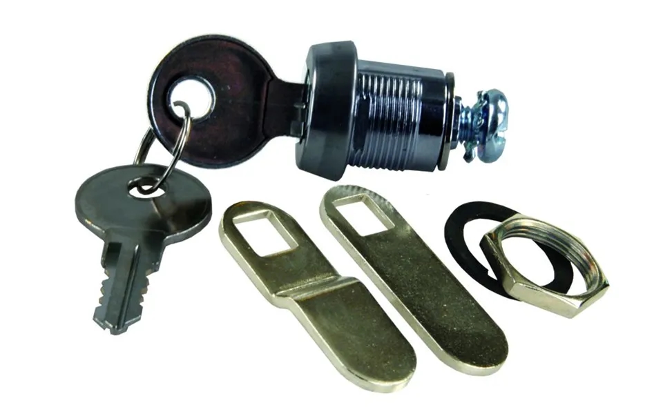 Jr Products 00155 5 8ft Keyed Cmpt Lock For Deluxe Baggage Compartment Doors Universal Fit Key Lock 5 8 In Length With F