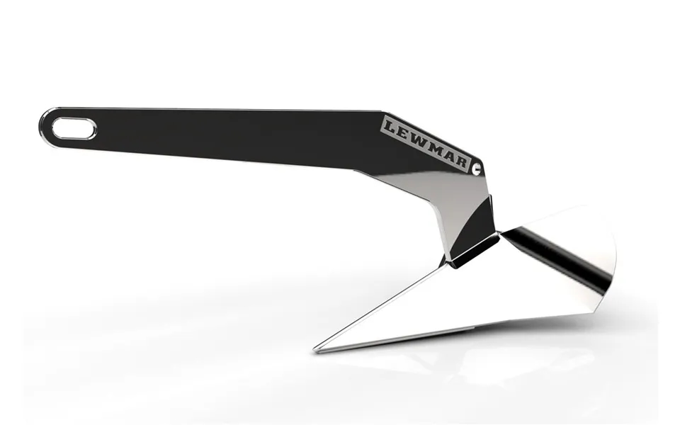 Lewmar 0057216 16 Kg S S Dtx Anchor 35 Lb - Deep Water Plough Style Holds Up To 47 Foot Length Boat 35 Pound 32 In Lengt