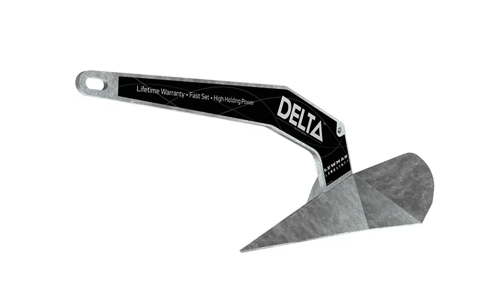 Lewmar 0057406 Boat Anchor Delta Deep Water Delta Style Holds Up To 35 Foot Length Boat 14 Pound 23-3 8 In Length X 10-3