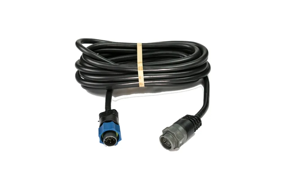 Lowrance 000-9994 7 Pin Transducer Extension Cable - Use To Lowrance 7 Pin Transducers 20 Foot Length Black For Blue Con