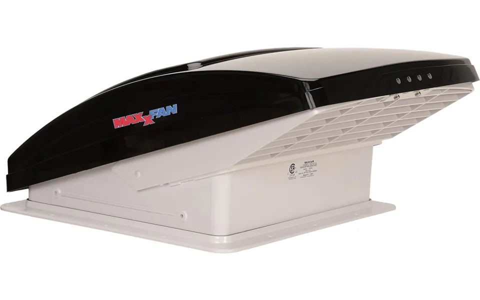Maxxair 00-06401k Roof Vent Maxxfan Deluxe Manual Opening For 14 In X 14 Inch Fits 1-1 8 Inches To A Maximum Of 6-1 2 In