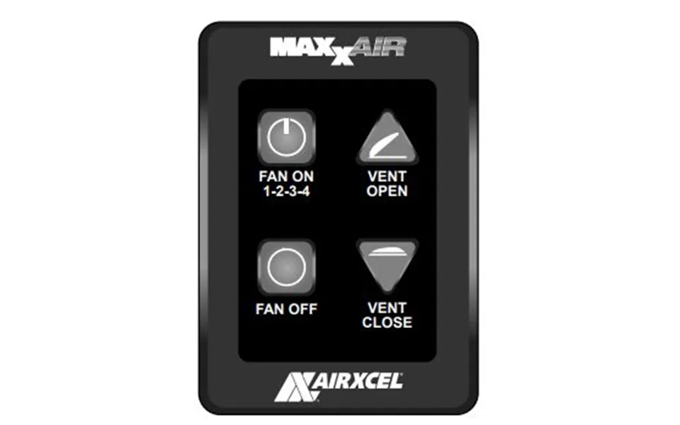Maxxair 00a03550k Wall Thermostat Maxxfan For Use With Maxxair Roof Vents 4 Key With Fan On 4 Fan Speed And Off Control