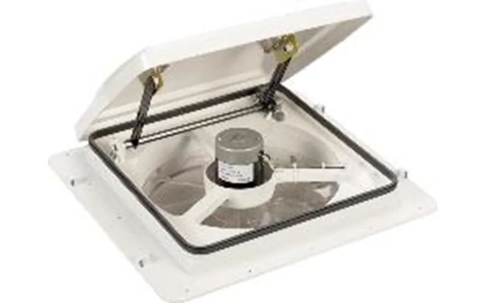 Maxxair 00b04301k Roof Vent Maxxfan Manual Opening For 14 Inch X 14 Inch With 4 Speed Fan White Plastic With Controls At