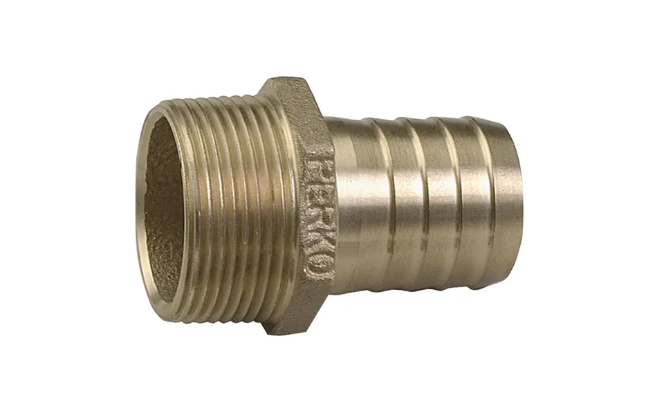Perko 0076dp6plb 1 Inch Pipe To Hose Adapter Straight Bronze