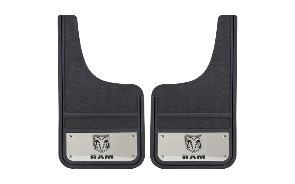 Plasticolor 001835r01 Ram Heavy Duty Front 12 X 23 Mud Guards - 12 Inch X 23 Inch Front Mud Guards