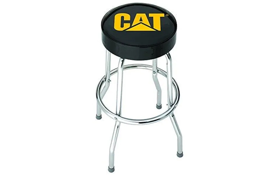 Plasticolor 004776r01 Caterpillar Cat Logo Garage Stool - Black