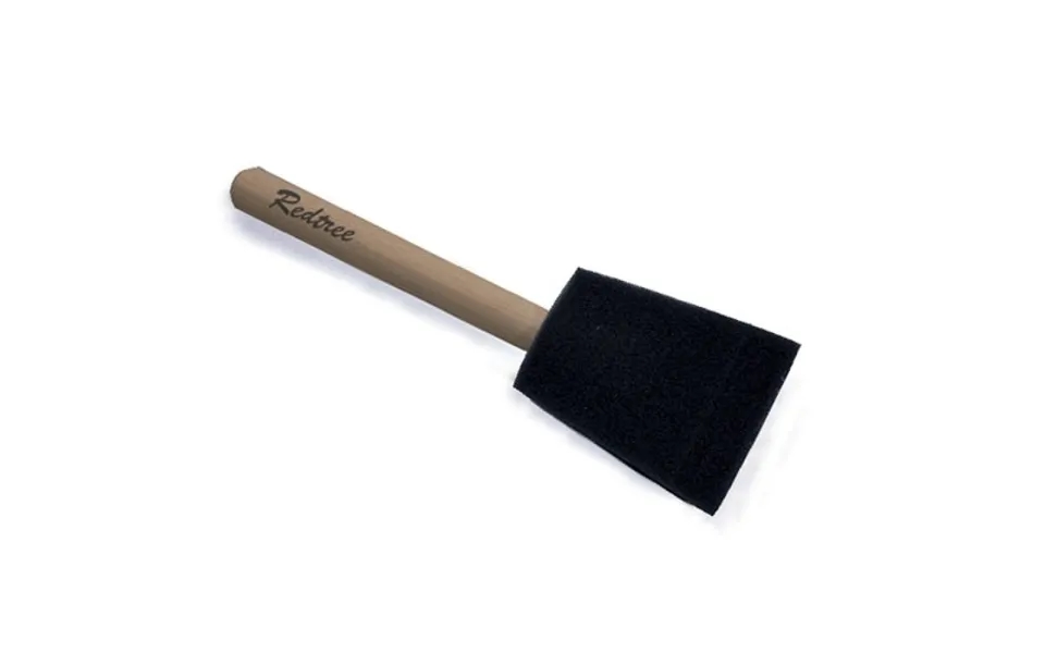 Redtree 00007 5 Foam Paint Brush High Density - 3 In Brush 1 2 In Thickness Black Foam Unfinished Peg Wood Handle Single