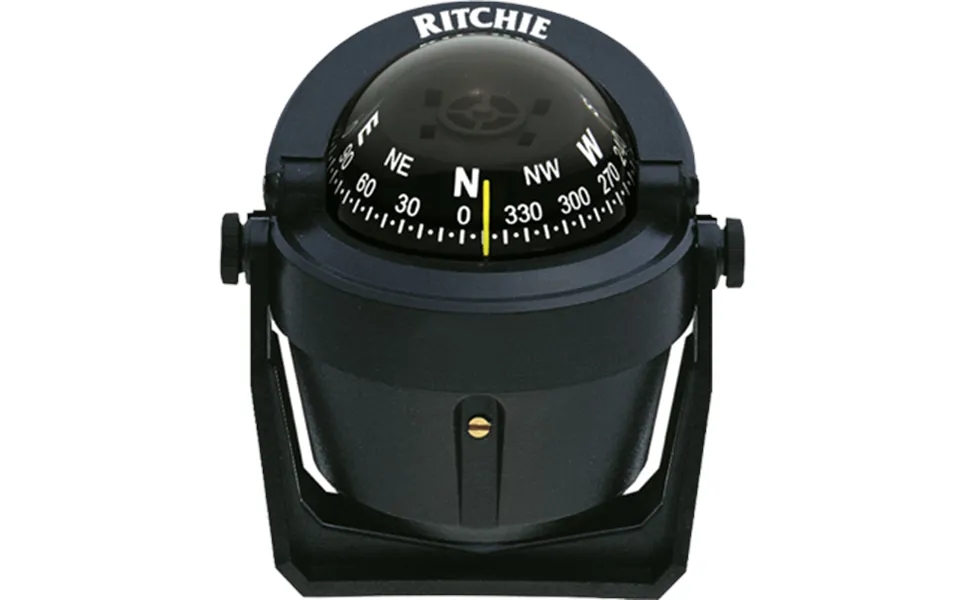 Ritchie B-51 Compass Brkt Mnt 2.75ft Dial Blk. Black 12 Volt Green Light Bracket Mount 2-3 4 In Direct Read Dial 4-9 16