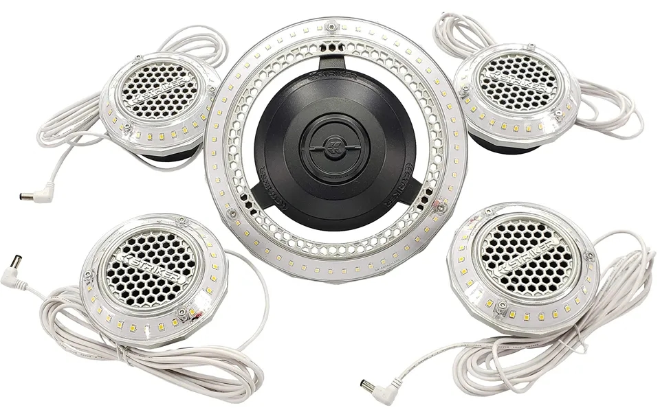 Stkr 00194 Mpi- Multi- Point Illumination- 7500 Lumen Motion Activated Lighting System For Garage Attic Basement Home Of