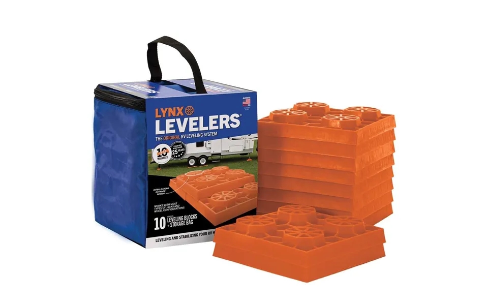 Tri-lynx 00015 Leveling Block Levelers Set Of 10 - Orange