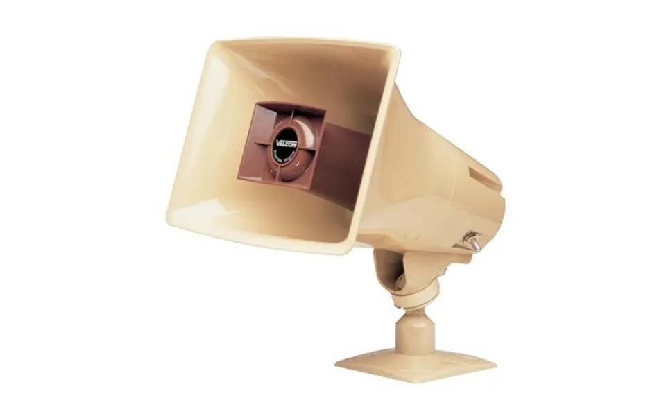 Valcom V-1036c 15 Watt On-way Horn For Indoor Or Outdoor Use Beige