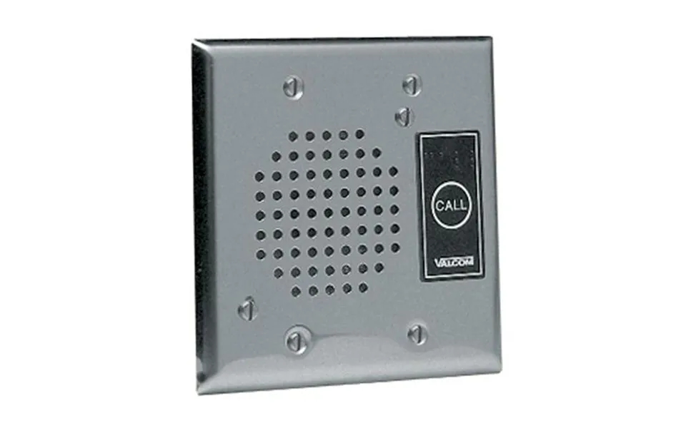 Valcom V-1072a-st Talkback Doorplate Speaker - Stnless Stl