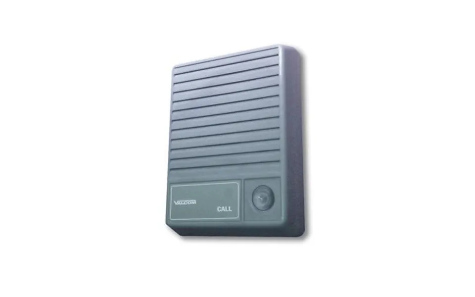 Valcom V-1074 Talkback Doorplate Surface Speaker- Gray