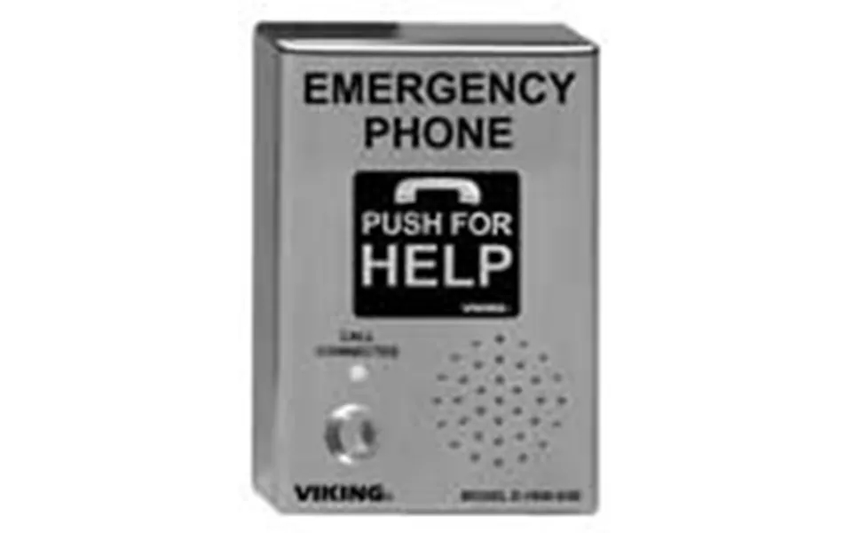 Viking E-1600-03b-ewp Ada Compliant Emergency Phone With Digital Voice Announcer - Weather Protection