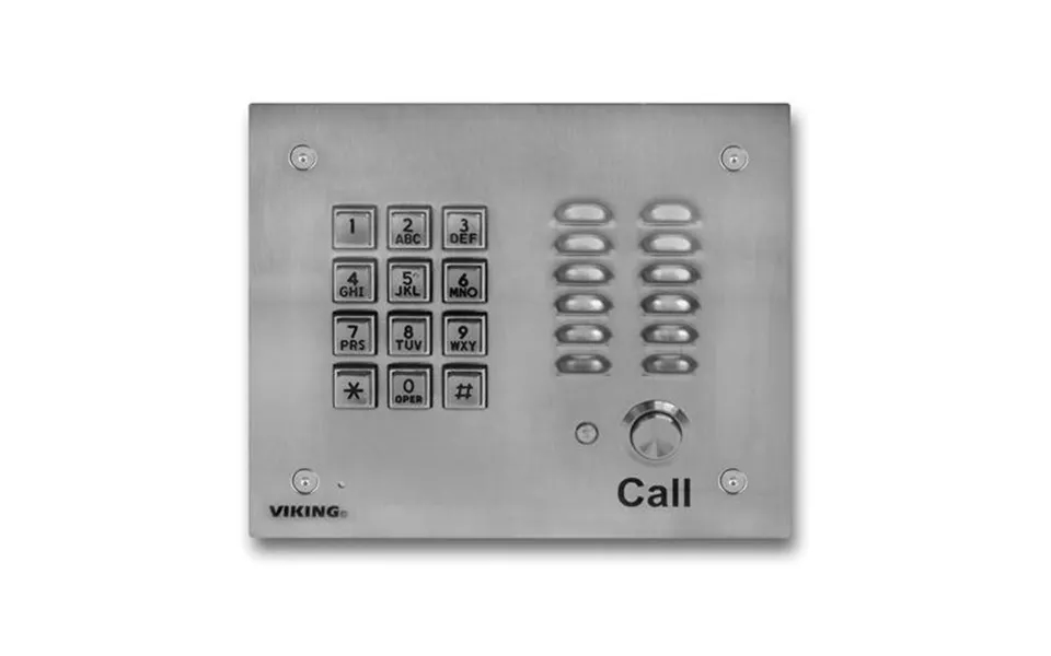 Viking K-1700-3ewp Ss Handsfree Phone W Key Pad